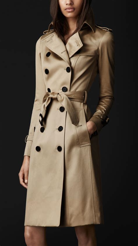 burberry female trench coat|Burberry trench coat women long.